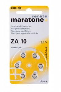 Батарейки для слуховых аппаратов Renata ZA10 Maratone ― RadioMarket