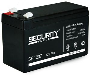Аккумуляторная батарея SECURITY FORCE SF 1207 ― RadioMarket