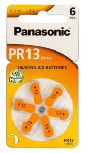 Батарейки для слуховых аппаратов Panasonic 13 / PR13 / PR48  ― RadioMarket