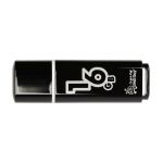 USB Флеш-накопитель SmartBuy Glossy 16 ГБ, черный
