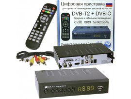 Цифровой ресивер "AVL T141" (DVB-T2/C) ― РадиоМаркет