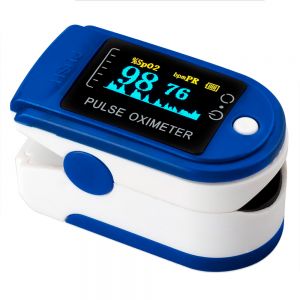 Пульсоксиметр OM-01 на палец для измерений пульса и кислорода в крови ― РадиоМаркет