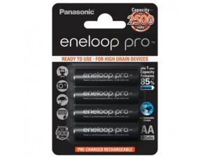 Аккумулятор Panasonic eneloop pro BK-3HCDE/4BE 2500 mAh AA 4шт. ― RadioMarket