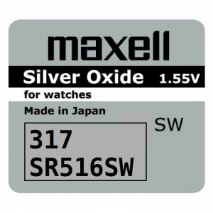 Батарейка Maxell SR516 SW (317, SR62)  ― RadioMarket