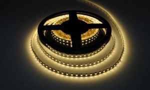 Светодиодная лента, герметичная, 3528 120 Led, 5 метров, цвет: тёплый белый ― РадиоМаркет