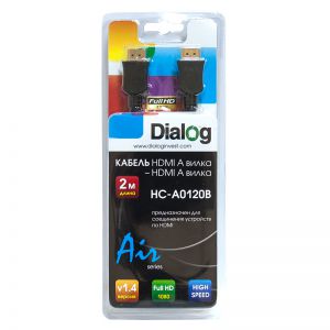 Кабель HDMI v1.4b A - A 2,0 м. HC-A0120B ― РадиоМаркет